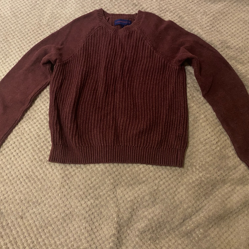 Maroon sweater from Aeropostale